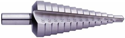PAS DE MARQUE EXACT 5328 Foret &eacute;tag&eacute; avec rainure droite 4-20 mm HSS