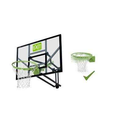 EXIT TOYS EXIT Panier de basket-ball enfant mural Galaxy, anneau dunk vert/noir