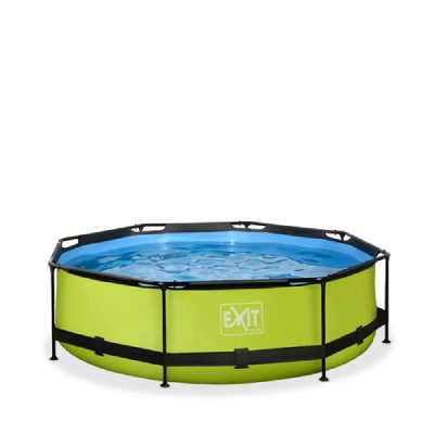 EXIT TOYS Exit piscine lime &oslash;300x76cm avec pompe filtrante - vert 30.12.10.40