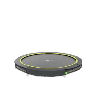 EXIT TOYS  - Trampoline enterr&eacute; Silhouette sports &oslash;244cm - noir