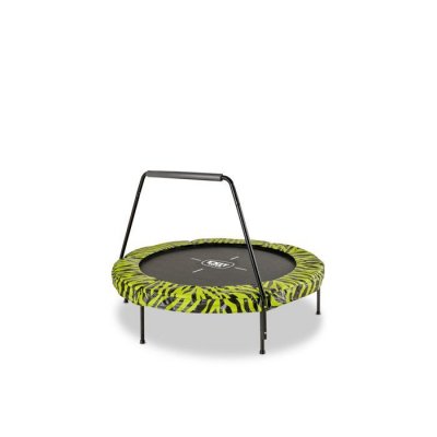 EXIT TOYS EXIT Trampoline &agrave; pied Tiggy junior, barre &oslash;140 cm, noir/vert