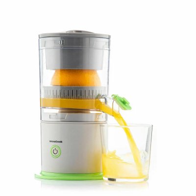 INNOVAGOODS Extracteur de jus automatique rechargeable  Juisso 40 W, 22 000 tr/min, 250 ml, vert/gris