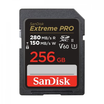 SANDISK Extreme pro 256gb v60 uhs-ii 280150mbs SDSDXEP-256G-GN4IN
