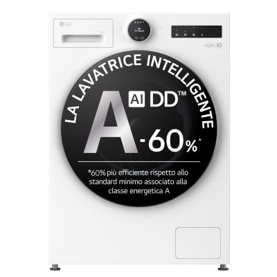 LG F4X9009TWCE machine &agrave; laver Charge avant 9 kg 1400 tr/min Blanc