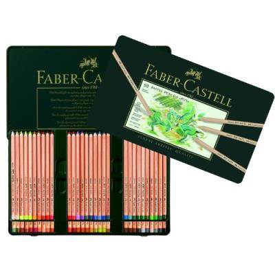 FABER CASTELL Faber-castell 112160 crayon pitt pastel bo&icirc;te m&eacute;tal de 60 pi&egrave;ces