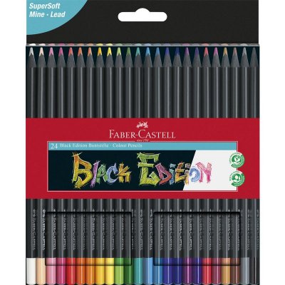 FABER CASTELL  Cash Colors Black Edition Case Multicolore