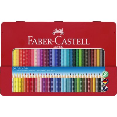 FABER CASTELL FABER-CASTELL Crayons de couleur Colour GRIP, &eacute;tui de 36