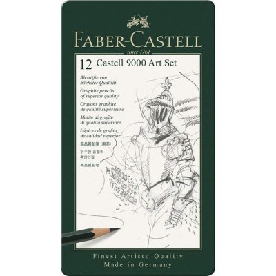 FABER CASTELL Faber-Castell Crayons graphite Castell 9000-Art-8b-2h