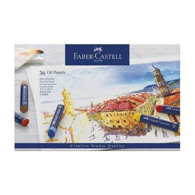 FABER CASTELL Faber-Castell - pastels &agrave; l'huile STUDIO QUALITY, &eacute;tui de 36