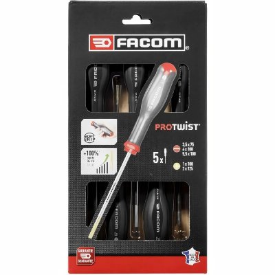 FACOM  - COFFRET DE 5 TOURNEVIS PROTWIST