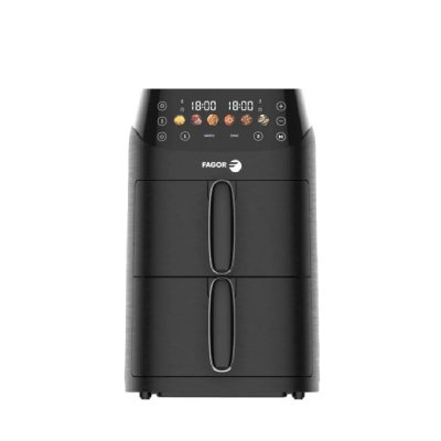 Fagor Friteuse sans huile 2x2.5l 2000w noir - fg3301