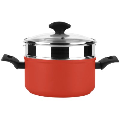 FAGOR  Maxima Cooking Pot With Lid And Steamer 20 Cm Orange