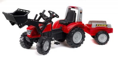 FALKE Falk - 3020AM - Tractopelle Mac Cormick X,7 + Remorque