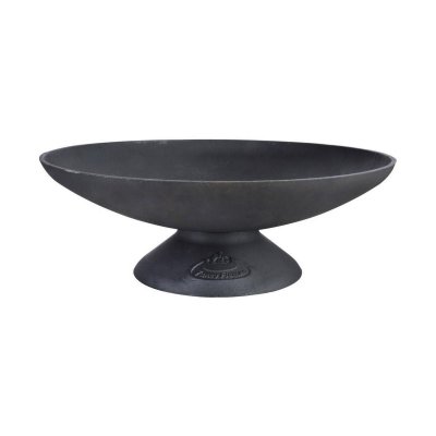 ESSCHERT DESIGN Fancy Flames - Foyer brasero rond pour b&ucirc;ches en fonte Diam&egrave;tre 50 cm