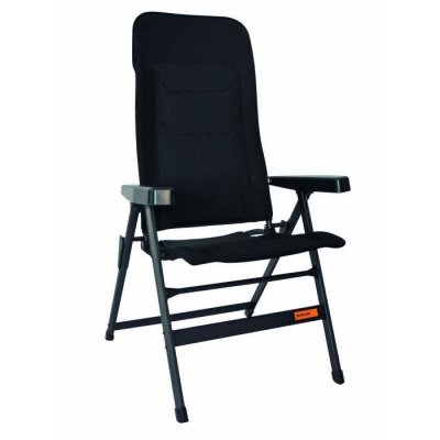 SOPLAIR Fauteuil De Camping Major Noir Premium 