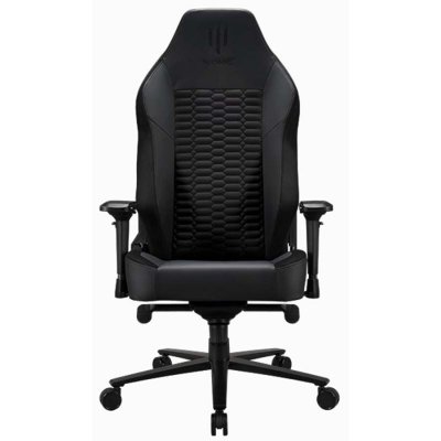  Fauteuil Gamer Apollon Classic Black Metal, Chaise Gaming Noir Taille Xl 