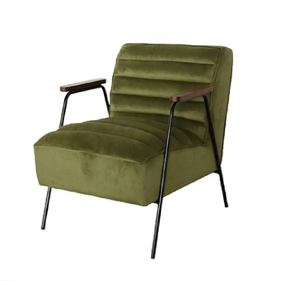 AMADEUS Fauteuil Hutch vert -  - Vert - Tissu