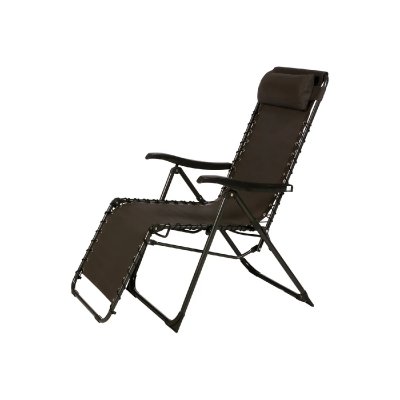 HESPERIDE Fauteuil relax de jardin Silos - Anthracite