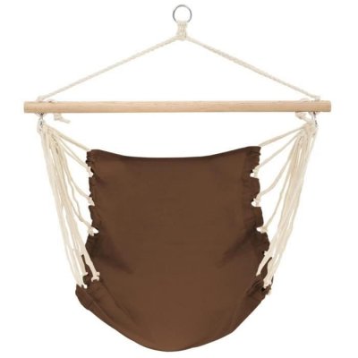 VIDAXL Fauteuil suspendu hamac pliable marron 40354