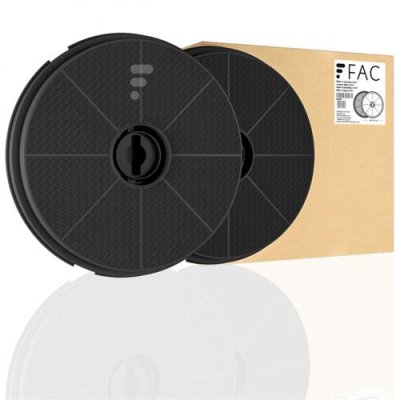 GENERIQUE Fc17 - 2 pieces filtre de hotte &agrave; charbon universel diam&egrave;tre 180/190 mm