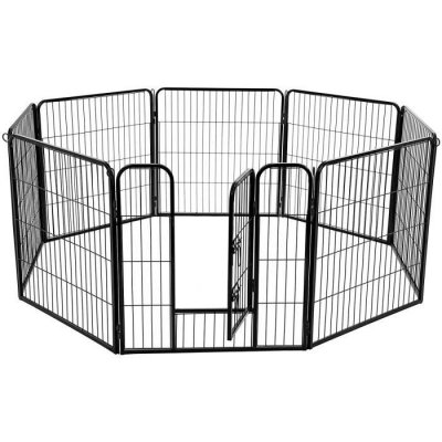 FEANDREA  Enclos pour chien montage facile, Noir