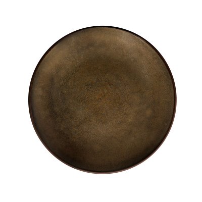 Feeling Bronze - Coffret 6 assiettes dessert Marron M&eacute;dard de Noblat