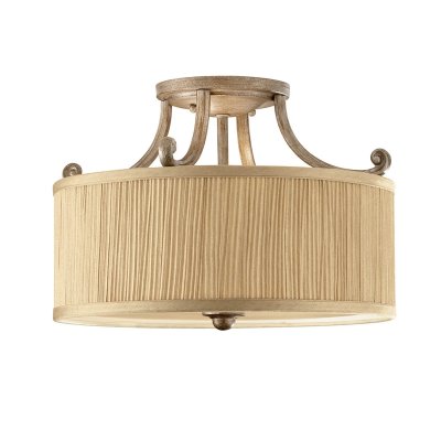 FEISS  Plafonnier Abbey 3x100W Argent