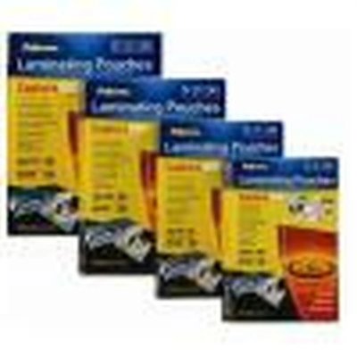 FELLOWES  papier lamin&eacute; 60x90 mm 125 mic brillant DFX-838537