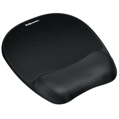 FELLOWES  Repose-poignet Memory Foam, noir - Lot de 2