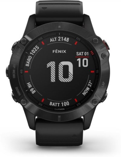 GARMIN FENIX 6 PRO, GPS BLACK