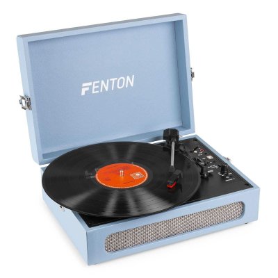 FENTON  RP118E Record Player Briefcase avec BT in/out - Platines disque