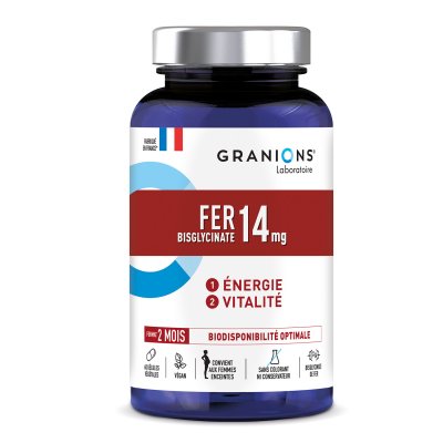 Fer 60 g&eacute;lules Energie et vitalit&eacute; Granions