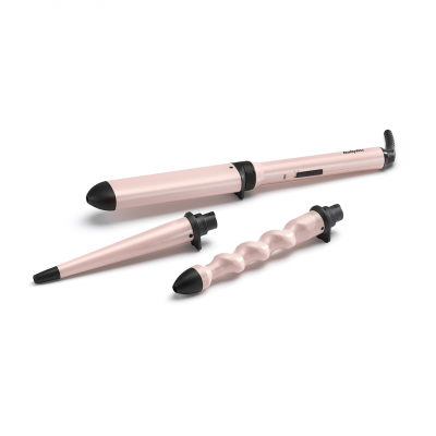 Fer &agrave; boucler BABYLISS Curl and Wave Trio MS750E Rose Babyliss
