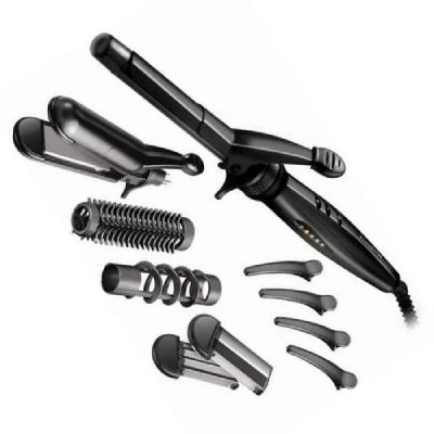 REMINGTON Fer &agrave; coiffer 5 en 1  S8670 Multistyler Noir 