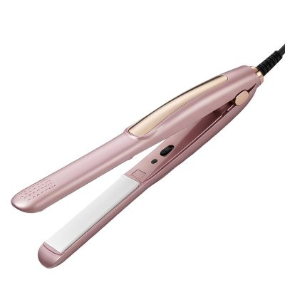 AVIZAR Fer &agrave; Lisser et &agrave; Boucler en C&eacute;ramique Tourmaline 25W avec Temp&eacute;rature R&eacute;glable Rose