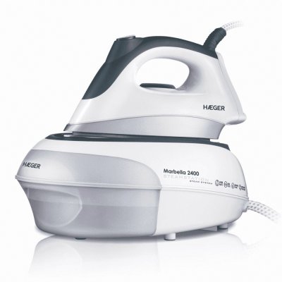 HAEGER Fer &agrave; repasser g&eacute;n&eacute;rateur de vapeur  marbella 0,9 l 2400w