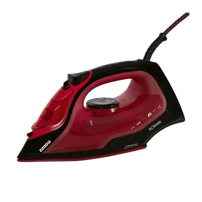 BOMANN Fer &agrave; repasser vapeur avec 7 fonctions 2200W DB 6035 CB Noir/Rouge