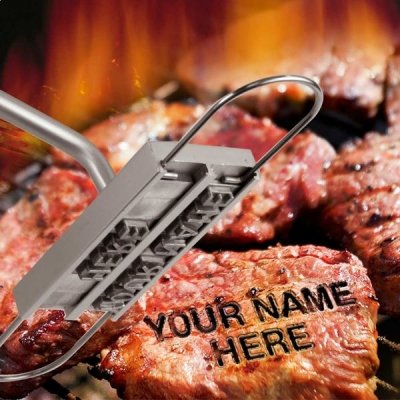 TOTALCADEAU Fer pour marquer vos grillades au barbecue deco maison ustensile cuisine 