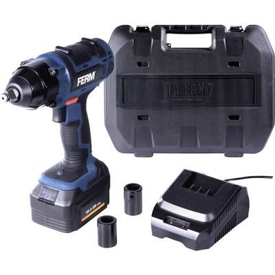 FERM  CDM1127 CDM1127 Visseuse &agrave; chocs sans fil 18 V 4 Ah Li-Ion