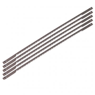 FERM  Lame de scie 10TPI (5 pcs) - pour bois - pour scie &agrave; chantourner