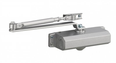Ferme-porte &agrave; compas THIRARD 494075, aluminium peint