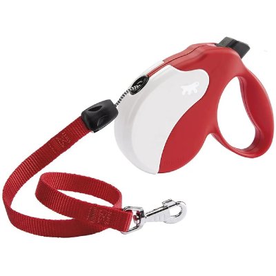 FERPLAST  Amigo Long Cordon Leash Rouge L
