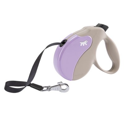 FERPLAST  Amigo Tape Leash Beige,Violet L