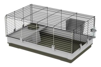 FERPLAST  Cage pour lapins Krolik 100 Grande 100x60x50 cm Vert 57070517