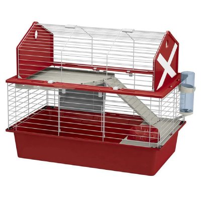 FERPLAST  Clapier Barn 80 78x48x65 cm Rouge