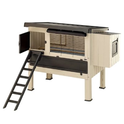 FERPLAST  Poulailler En Plastique 6 Poules - Happy Farm