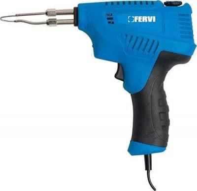 FERVI  0443 Multifonctions Fer &agrave; souder Instantan&eacute; 200W 230V Cyan/Noir