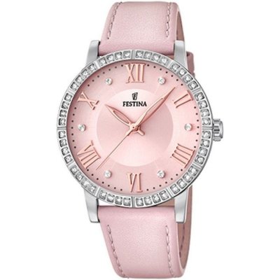 FESTINA  Femmes Analogique Quartz Montre avec Bracelet en Cuir F20412/2