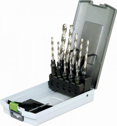 FESTOOL 10 Forets m&eacute;tal h&eacute;lico&iuml;dal - HSS D3-10 CE/10 - 495128