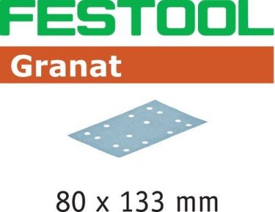 FESTOOL  Abrasifs  stf 80x133 p400 gr - boite de 100 - 497126